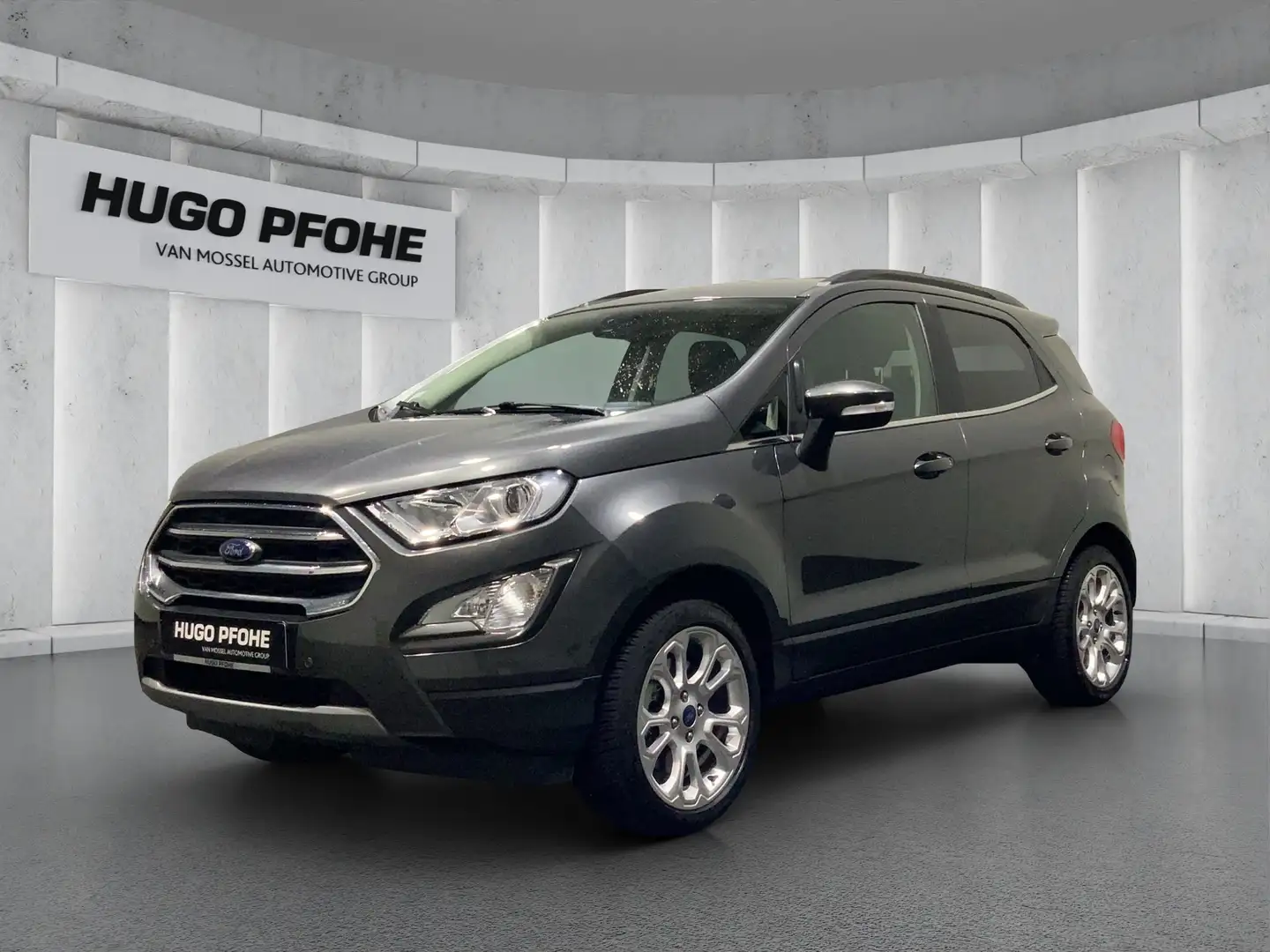 Ford EcoSport Titanium 1.0 EcoBoost | PDC | GJR | BLIS | WI-PKT. Grijs - 1