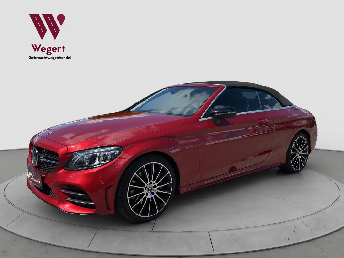 Mercedes-Benz C 300 *AMG*HUD*DISTRO*360°*CARPLAY*AIRSCARF*9G* Červená - 1