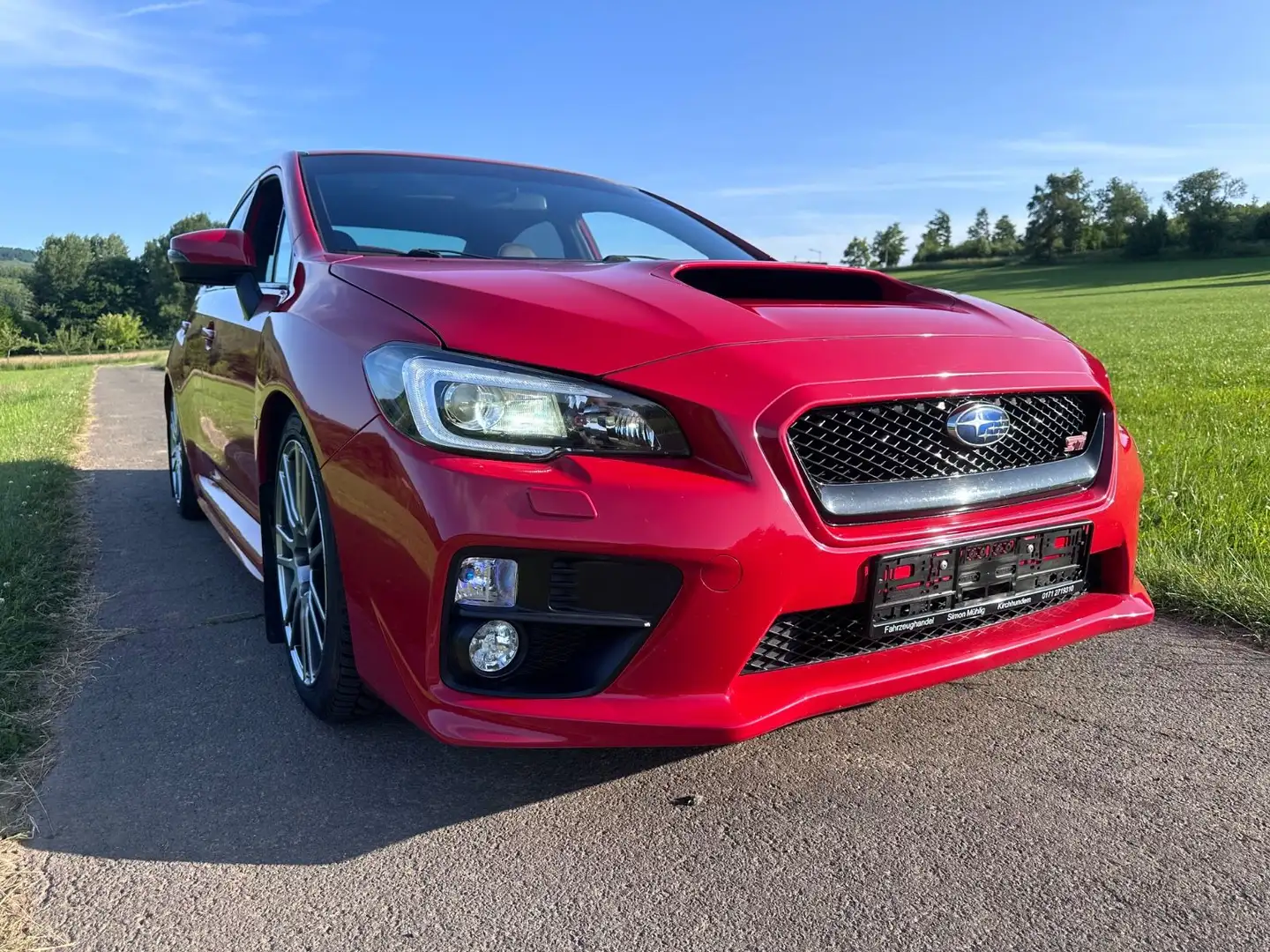 Subaru Impreza WRX STI Sport 300ps Rood - 1