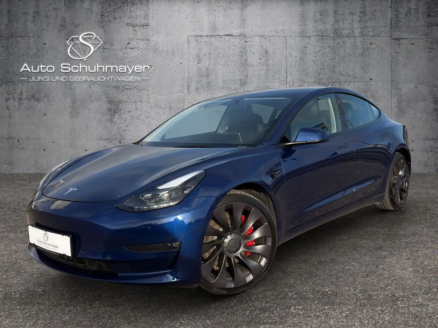 Tesla Model 3 Performance Dual AWD Blau - 1