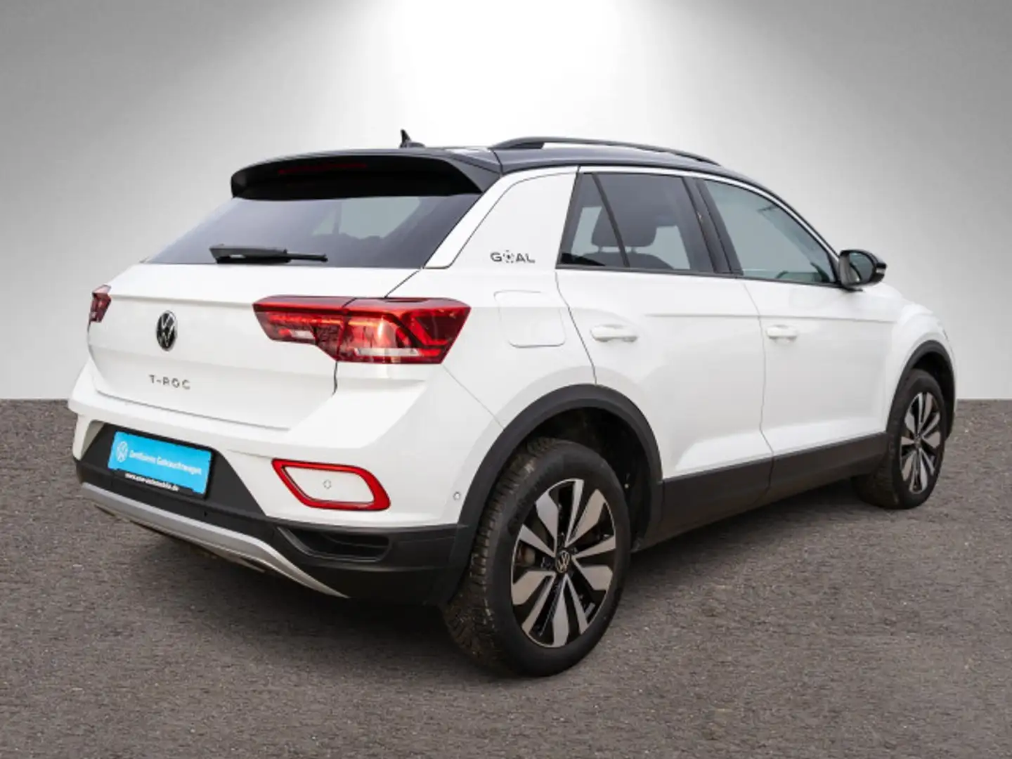 Volkswagen T-Roc T-ROC Goal 2,0 TDI DSG LED NAVI AHK RFK PDC SHZ Weiß - 2
