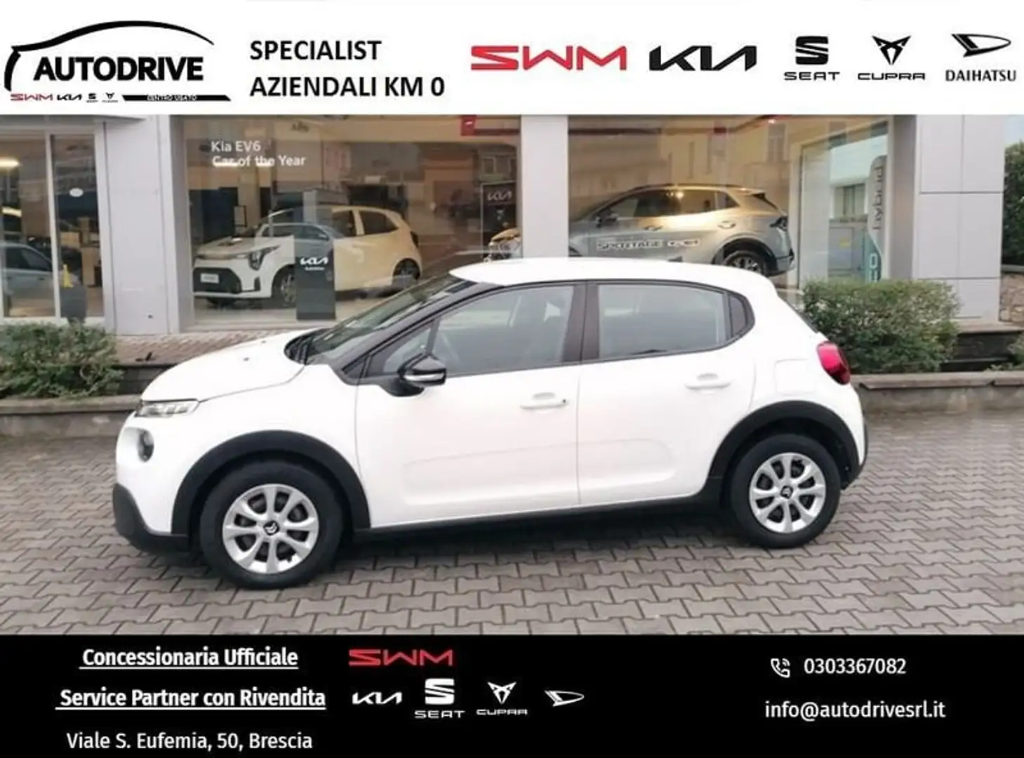 Citroen C3 BlueHDi 100 S&S Feel Bianco - 1