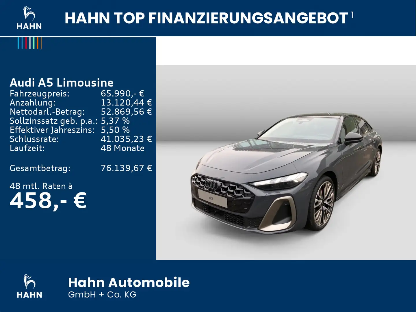 Audi A5 TFSI quattro Pano Standhzg Matrix Grau - 2