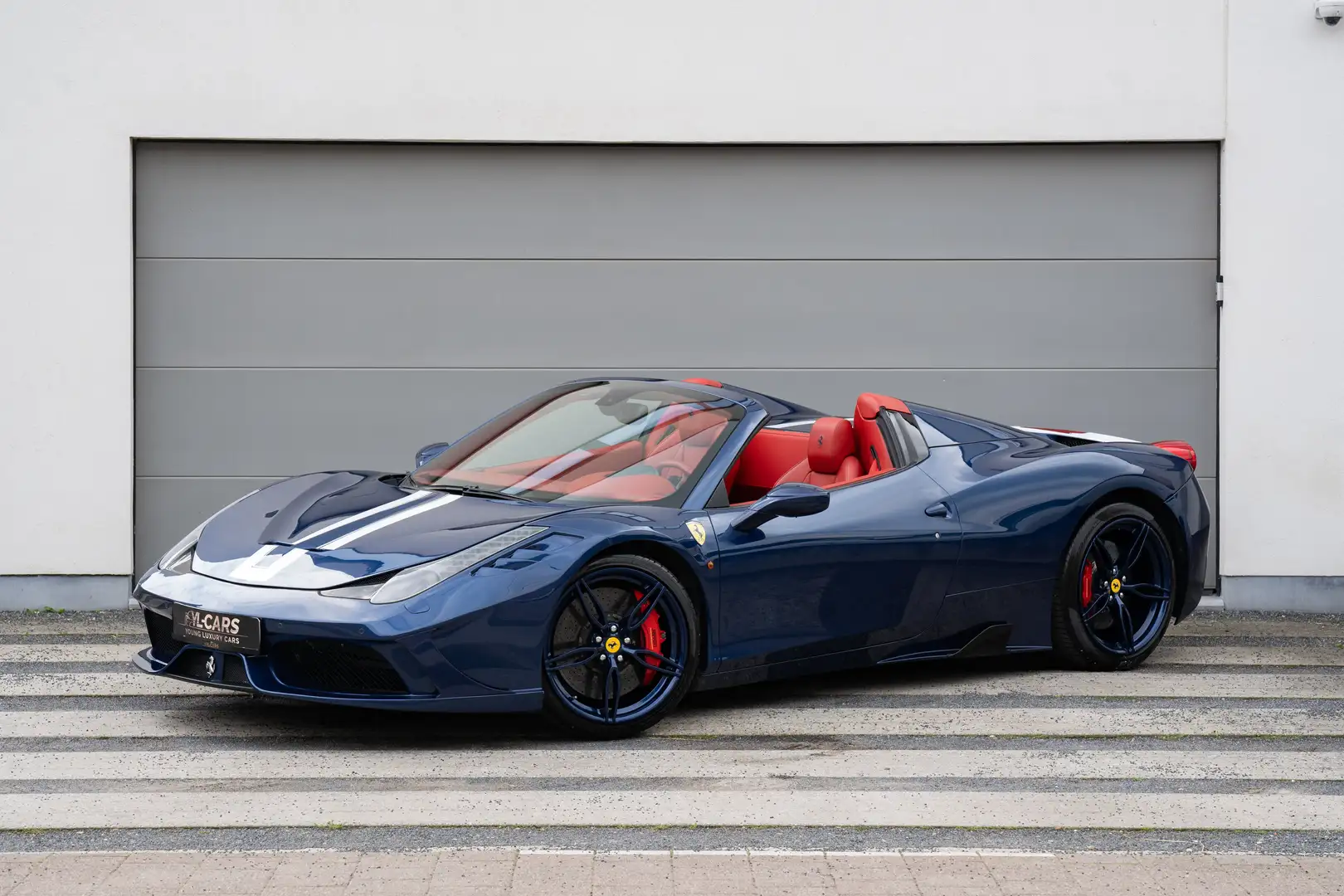 Ferrari 458 4.5i V8 Speciale Aperta Pack / Sport exhaust Bleu - 1