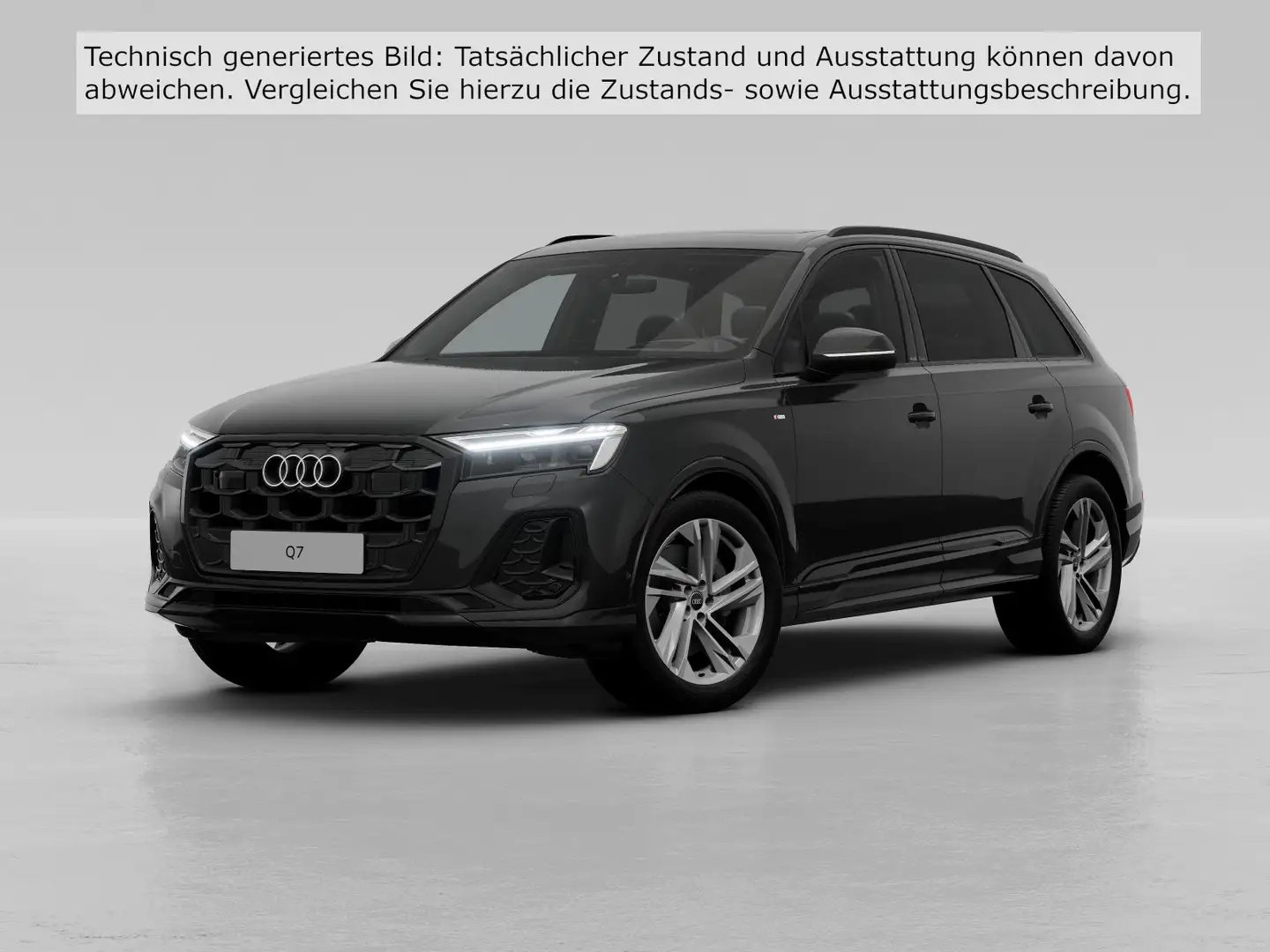 Audi Q7 50 TDI S line quattro AHK Luft HeadUp 7Sitzer Schwarz - 2