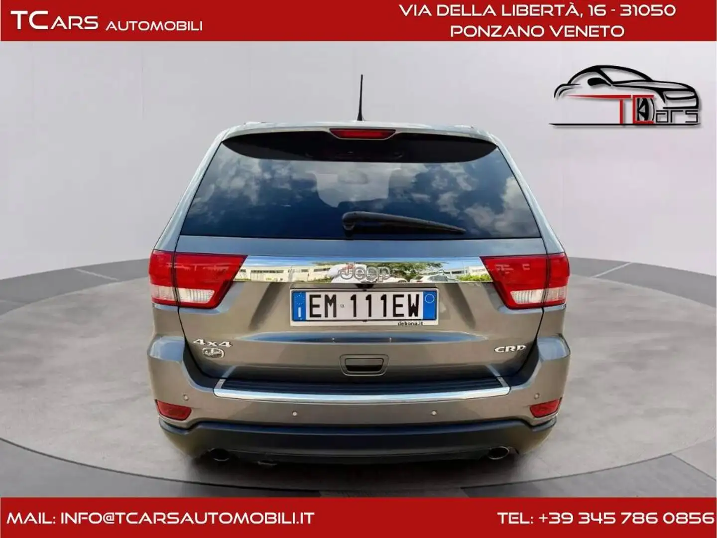Jeep Grand Cherokee 3.0 AUTOM.TETTO OVERLAND FULL Grigio - 1