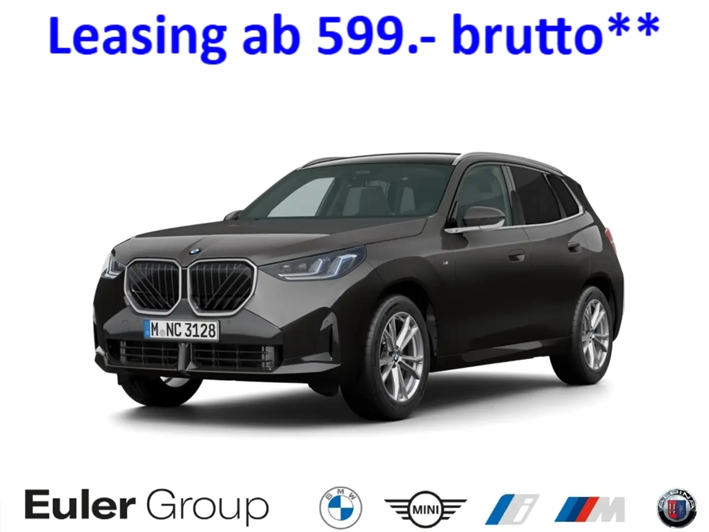 BMW X3 20d xD M-Sport Pano AHK 19'' HUD adLED DA+ PA+ Kam Grau - 1