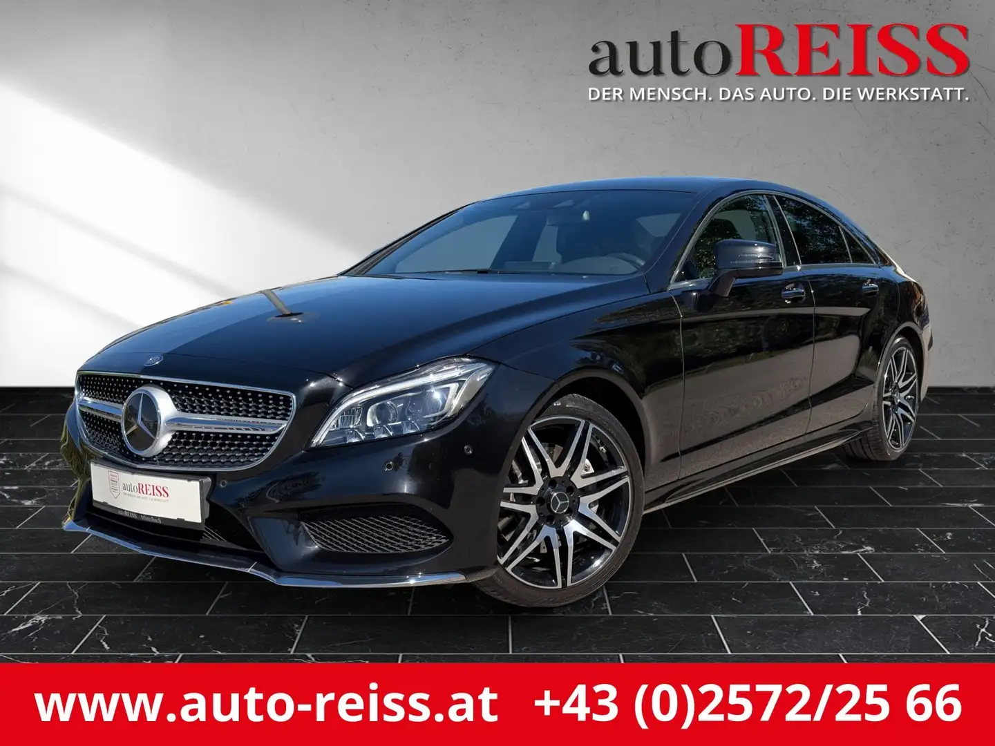 Mercedes-Benz CLS 350 d 4Matic /// AMG Line, top Zustand! Schwarz - 1