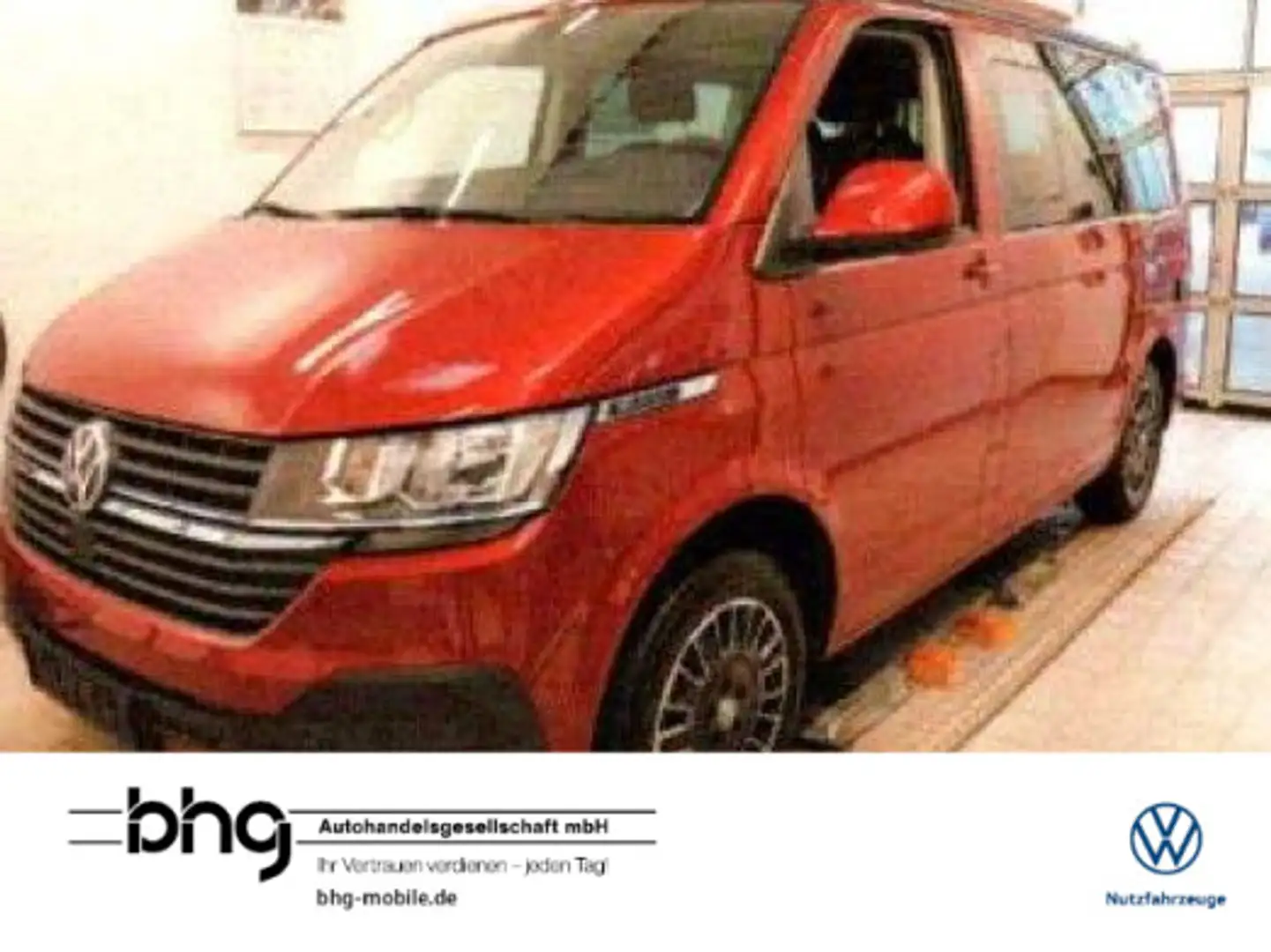 Volkswagen T6 California 2.0 TDI DSG Beach AHK Standhzg ACC Rot - 1