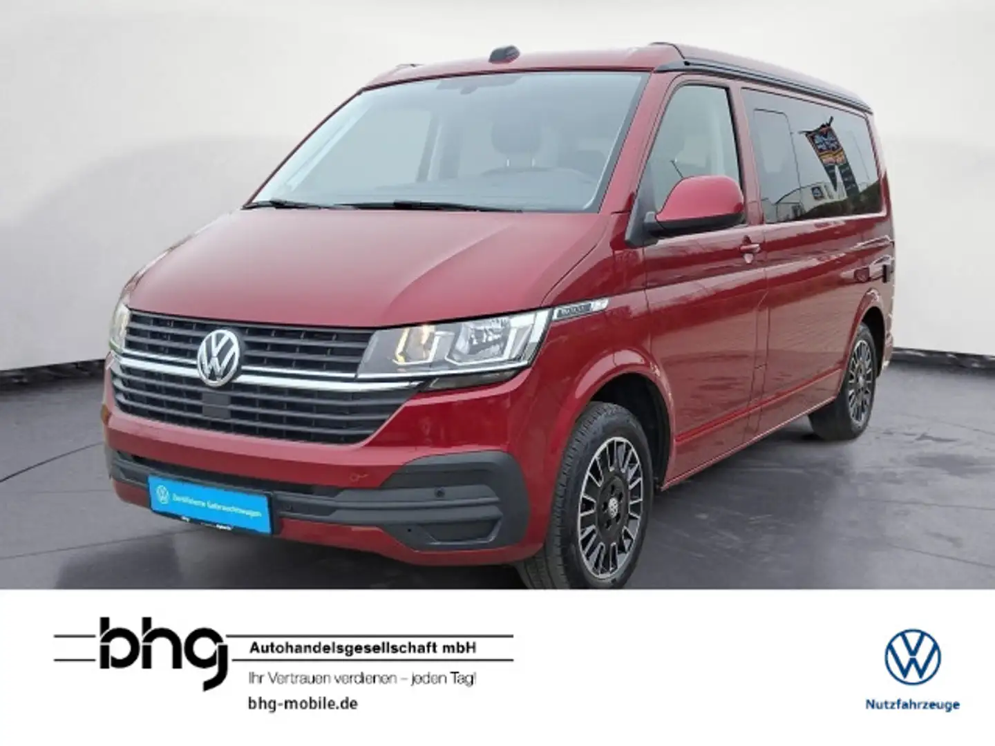 Volkswagen T6 California 2.0 TDI DSG Beach AHK Standhzg ACC Rot - 1