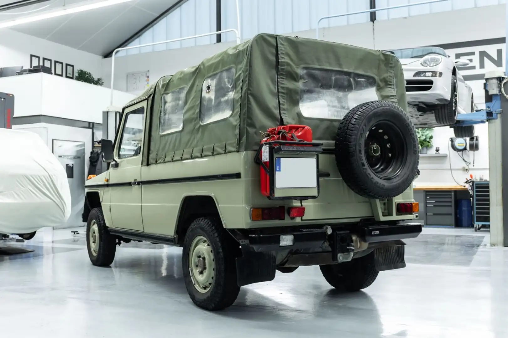 Mercedes-Benz G 230 Steyr Puch 230GE Cabrio I H-Zulassung I Servo Šedá - 2