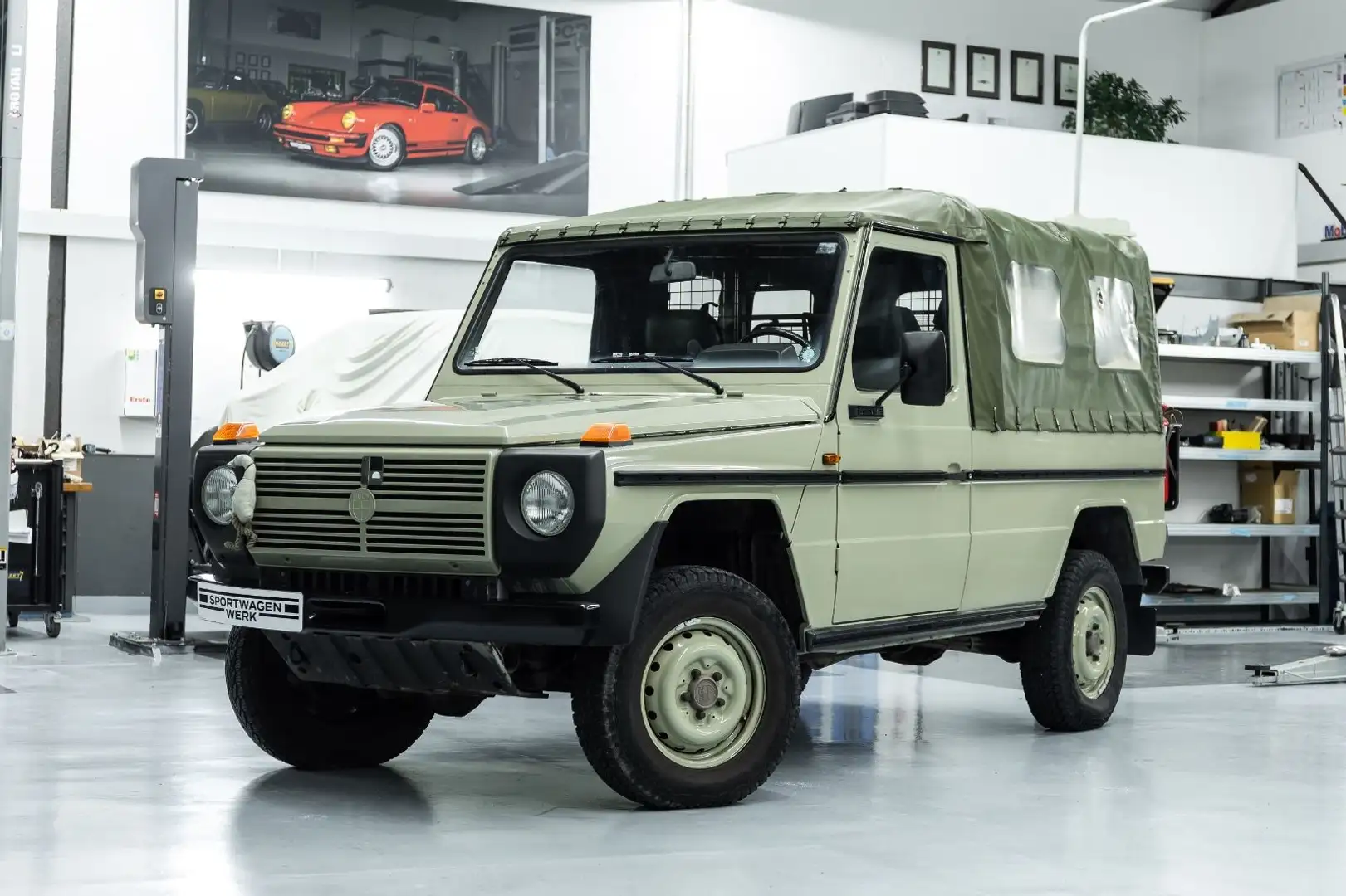 Mercedes-Benz G 230 Steyr Puch 230GE Cabrio I H-Zulassung I Servo Šedá - 1