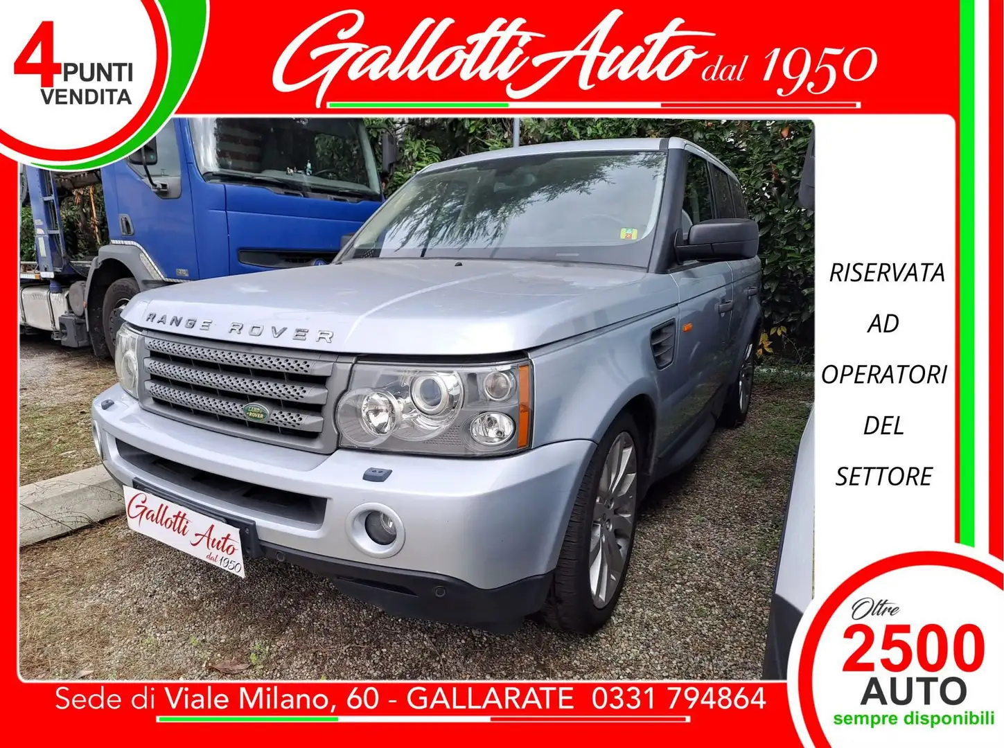 Land Rover Range Rover 2.7 HSE-TETTO APRIBILE Argent - 1