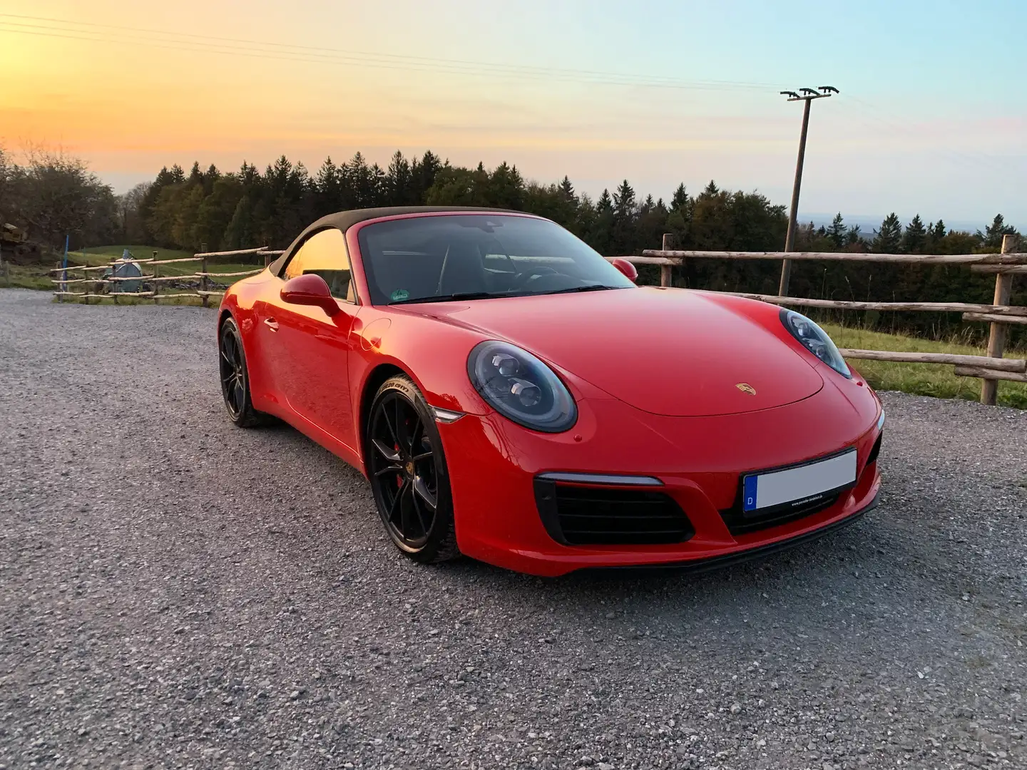 Porsche 991 911 Carrera S Cabriolet PDK Approved bis 09/26 Roşu - 1