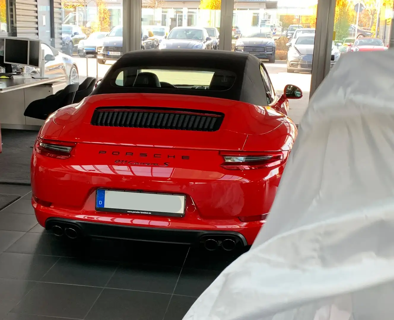 Porsche 991 911 Carrera S Cabriolet PDK Approved bis 09/26 Roşu - 2