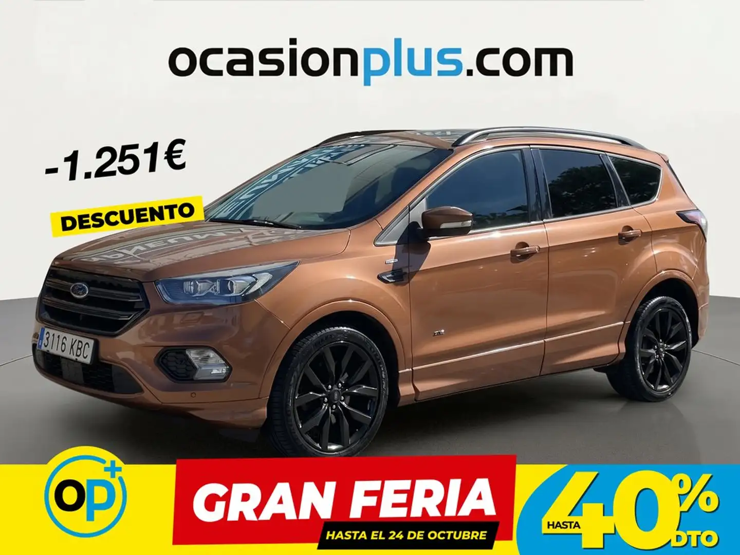 Ford Kuga 2.0TDCi Auto S&S ST-Line 4x4 180 Naranja - 1