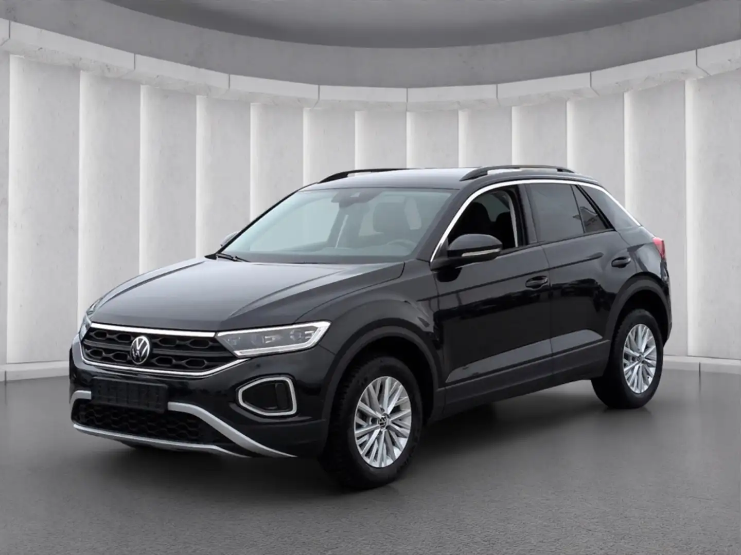 Volkswagen T-Roc Life 1.0TSI*LED+ Navi digCockp VKZ-Erk SHZ Schwarz - 2
