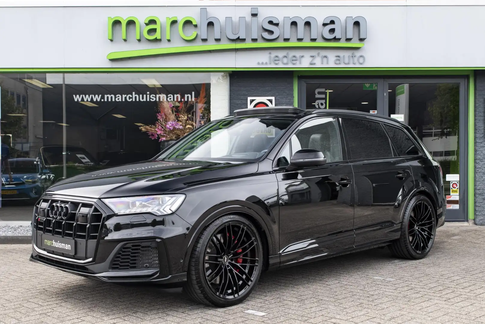 Audi SQ7 4.0 TFSI quattro ABT 7p / NWPRS 260K / PANO / B&O Zwart - 1