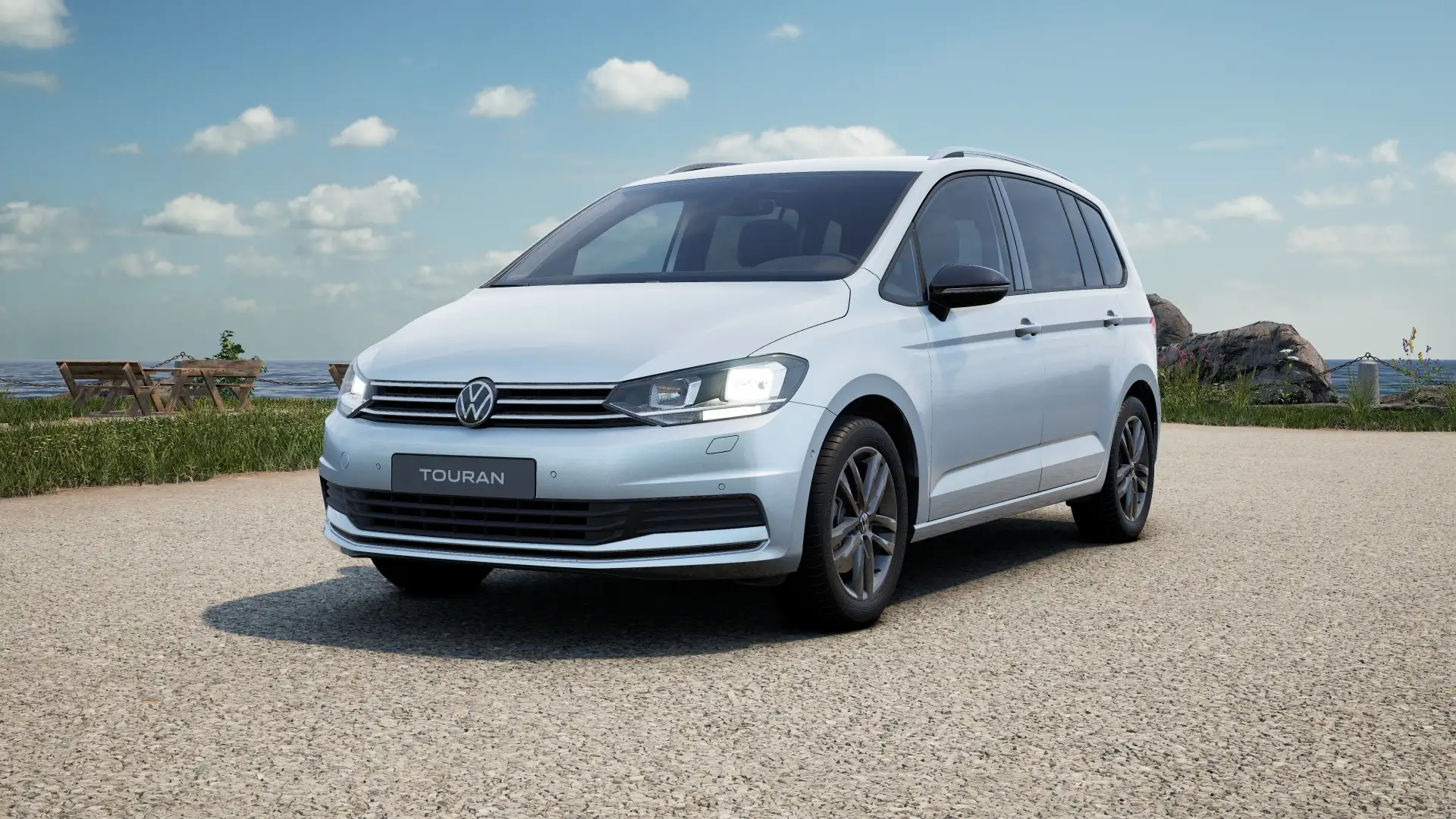 Volkswagen Touran 2.0 TDI DSG Goal 7-Sitzer KAMERA VIRTUAL Silber - 2