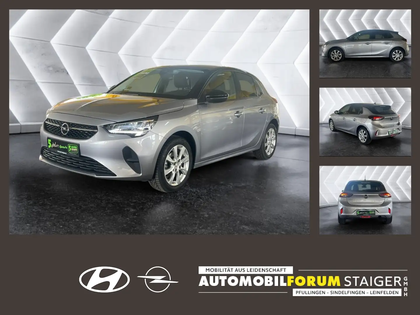 Opel Corsa F 1.2 Edition FLA LM KAM SoundSys SHZ LED Grigio - 1