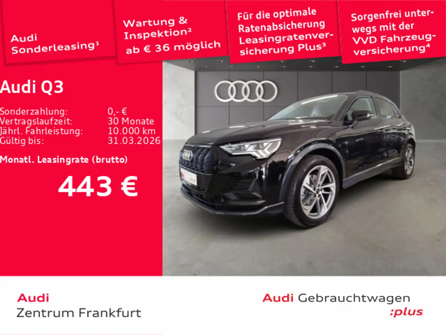 Audi Q3 35 TFSI advanced S tronic Matrix-LED Navi DAB Schwarz - 1