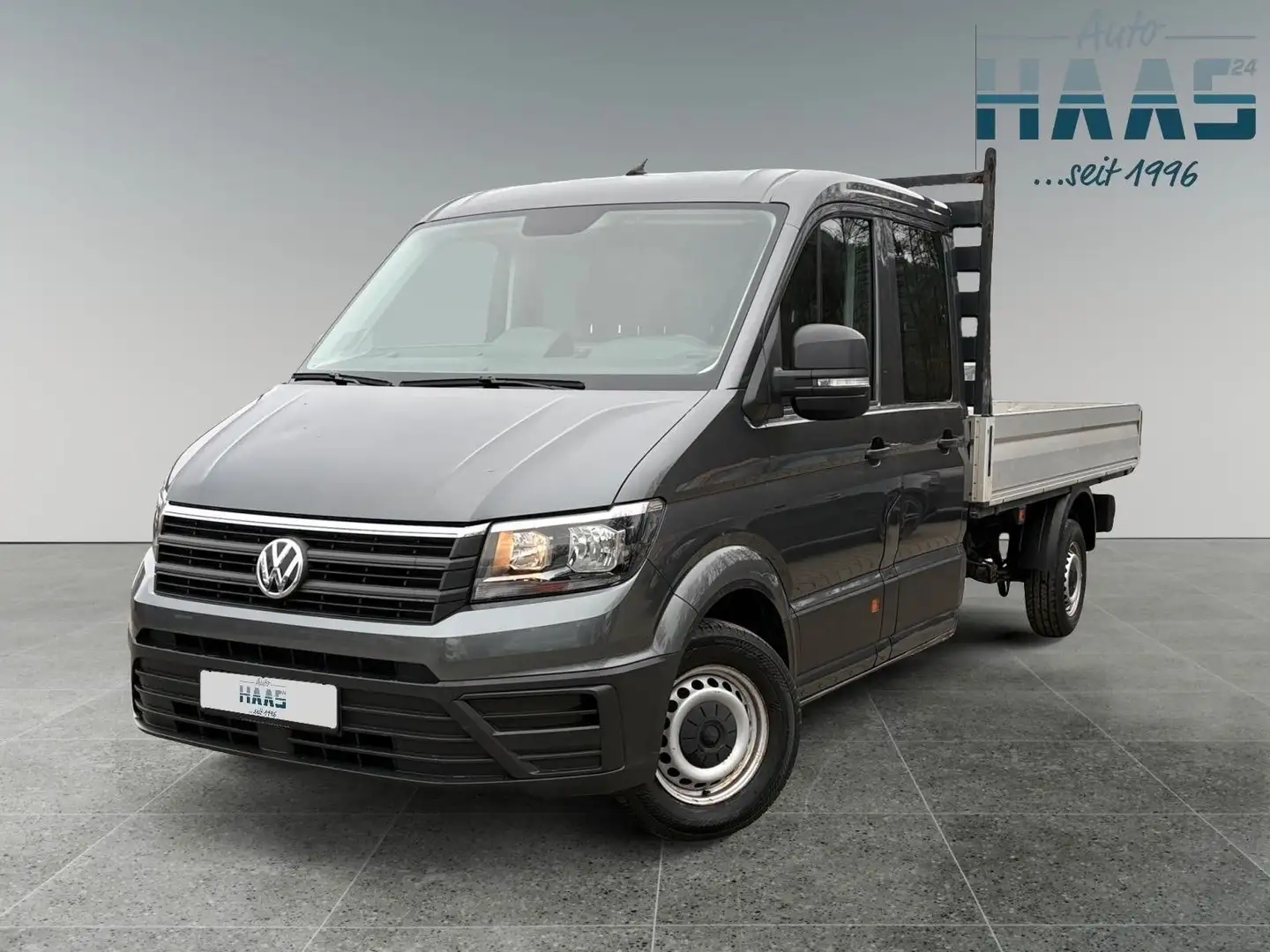 Volkswagen Crafter Pritsche 35 DOKA lang NAVI*APP*6-Sitzer! Gris - 1