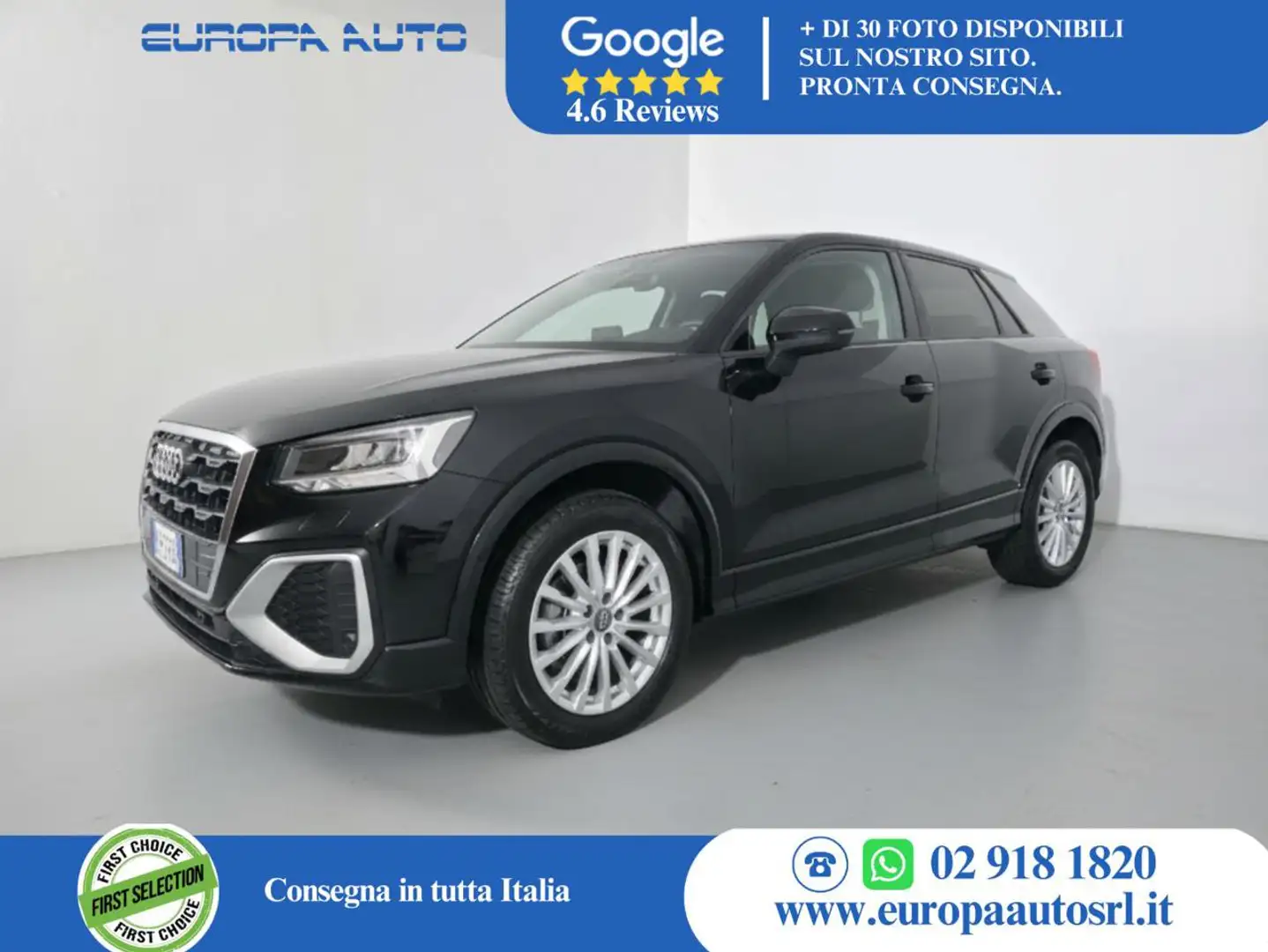 Audi Q2 30 TFSI S line Edition Noir - 1