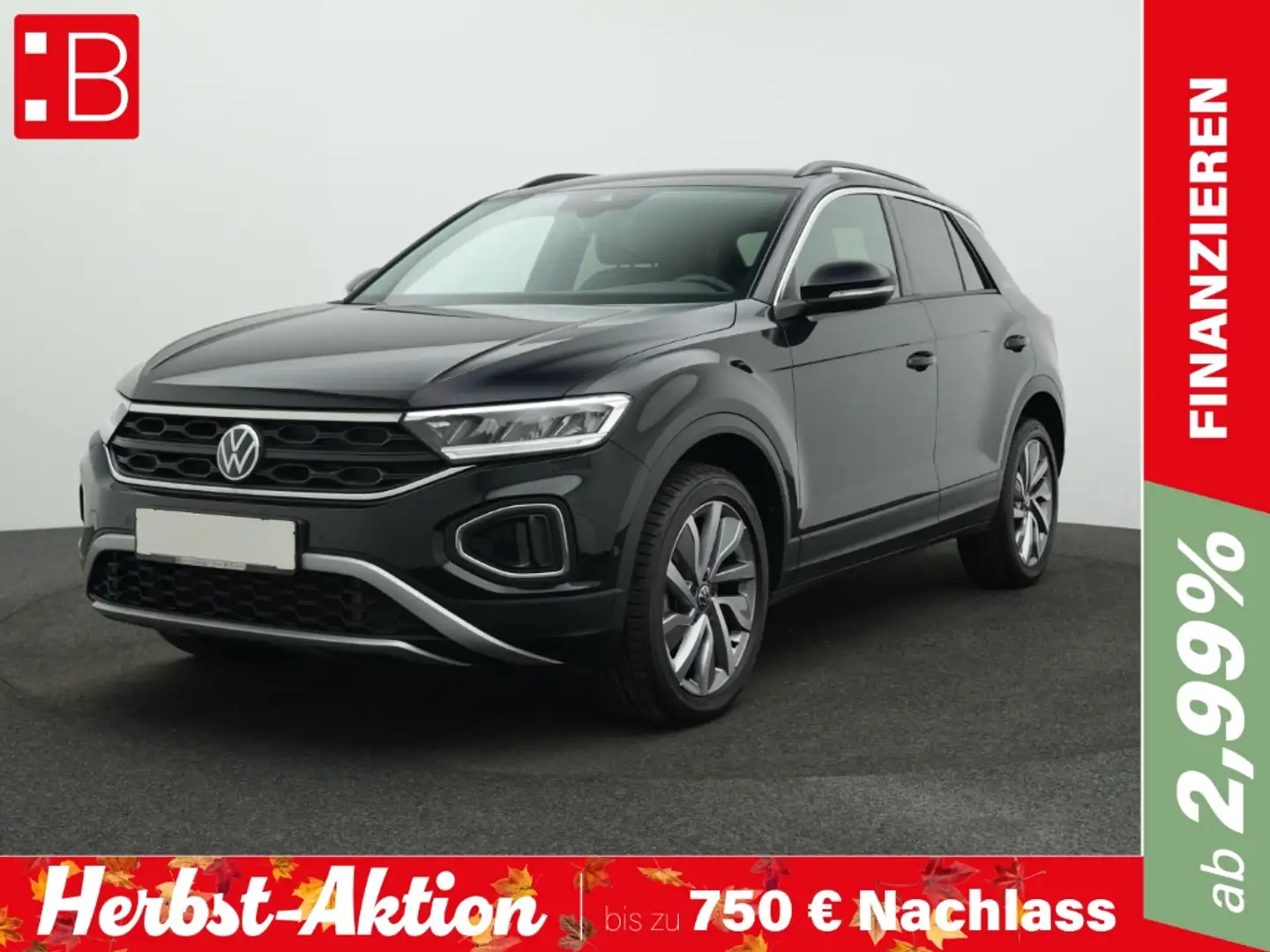 Volkswagen T-Roc 1.5 TSI DSG Goal PLUS PAKET AHK KAMERA NAVI Schwarz - 1