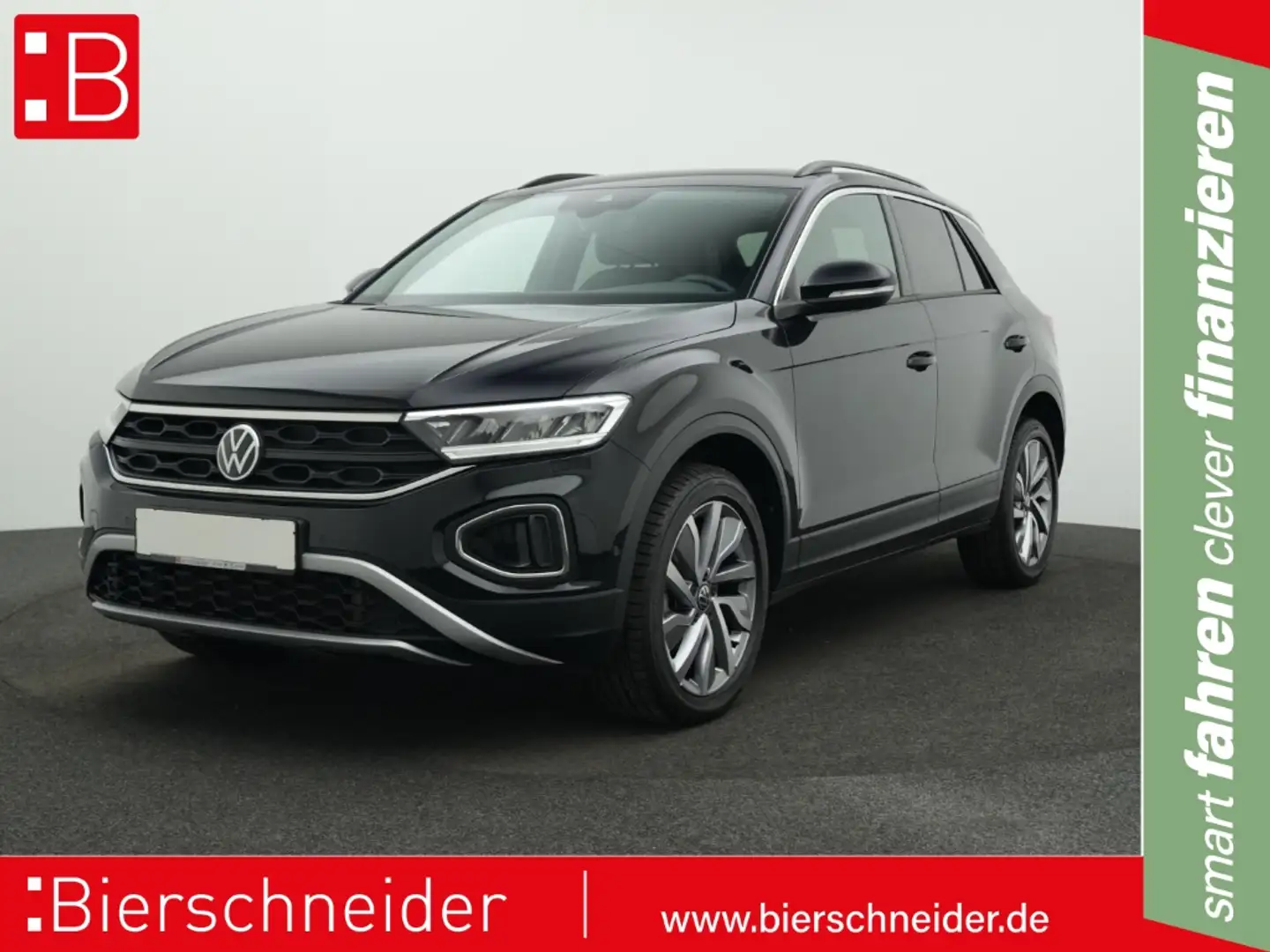 Volkswagen T-Roc 1.5 TSI DSG Goal PLUS PAKET AHK KAMERA NAVI Schwarz - 1