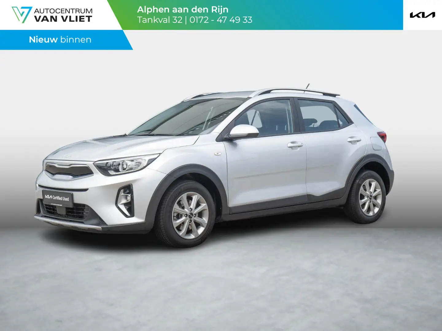 Kia Stonic 1.0 T-GDi MHEV DynamicLine | Carplay | Airco | Ned Grijs - 1