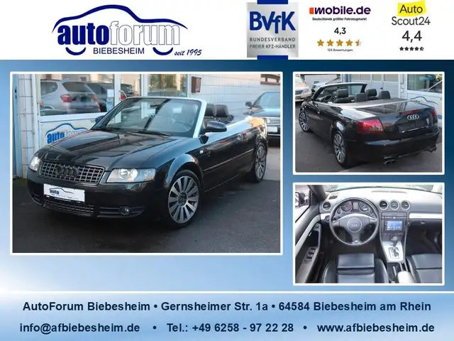Audi S4 Cabrio 4.2 V8 quattro Leder*Memory*BOSE*Xenon