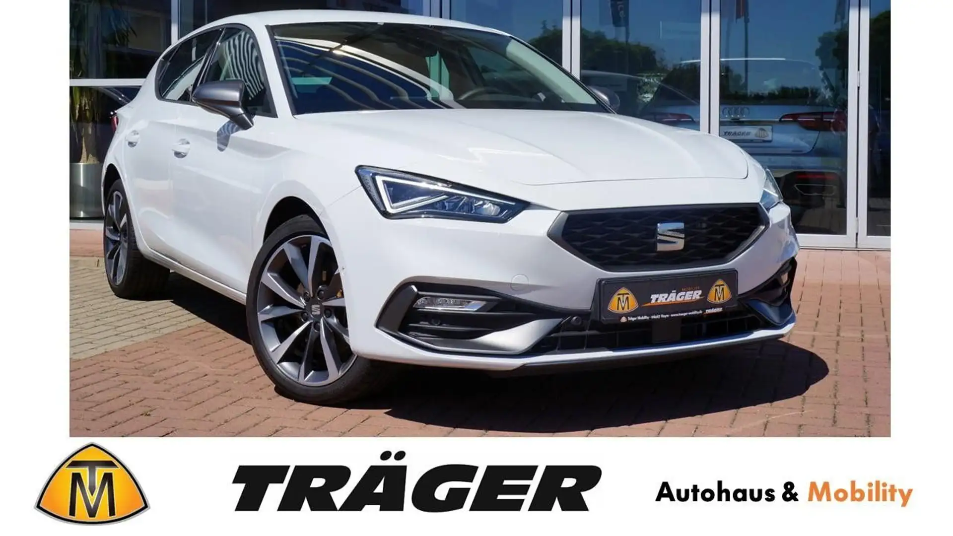 SEAT Leon e-Hybrid FR 1.4 TSI 18'Alu,App,Kamera,ACC Weiß - 1