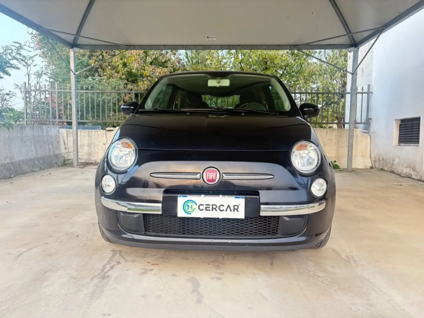 Fiat 500 1.2 Lounge CAMBIO AUTOMATICO OK NEOP. EURO 6 Nero - 2