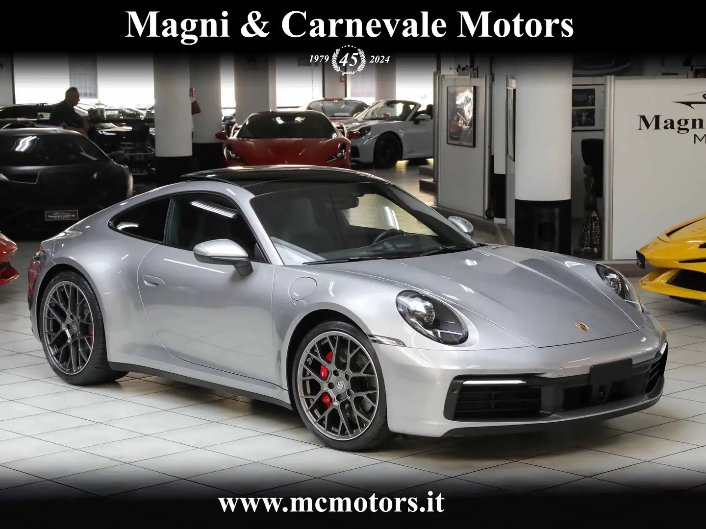Porsche 911 992 CARRERA 4S|LIFT SYS|SPORT-CHRONO|TETTO|SCARICO Argento - 1