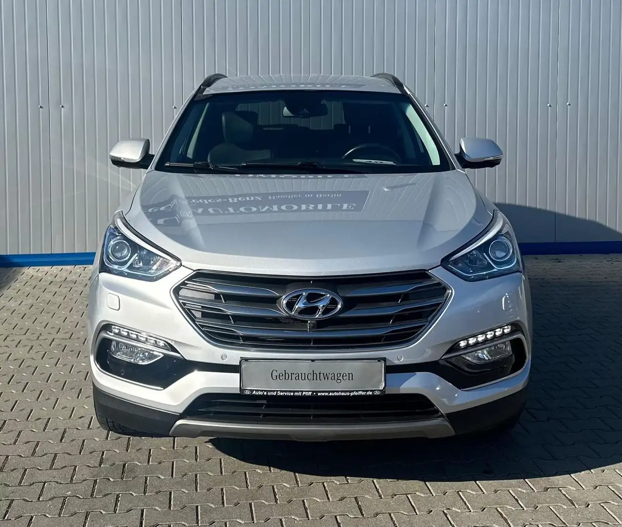 Hyundai SANTA FE 2,2 blue Premium 4WD LEDER 360° AHK KEY Silber - 2