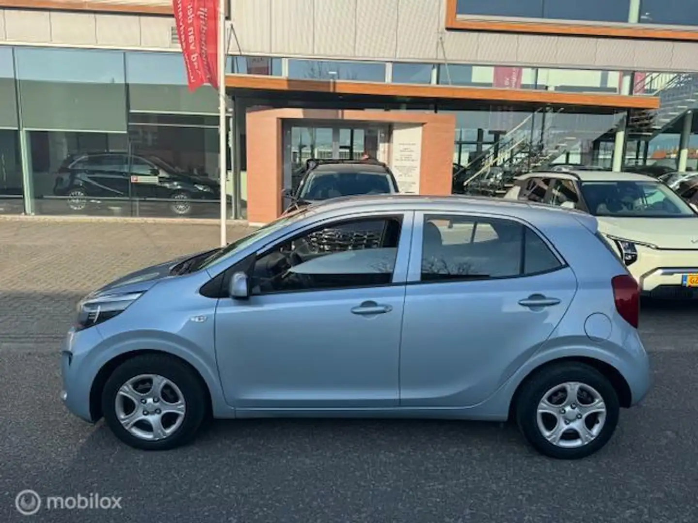Kia Picanto 1.0 5 deurs EconomyLine Airco , Bluetooth telefoon Blauw - 2