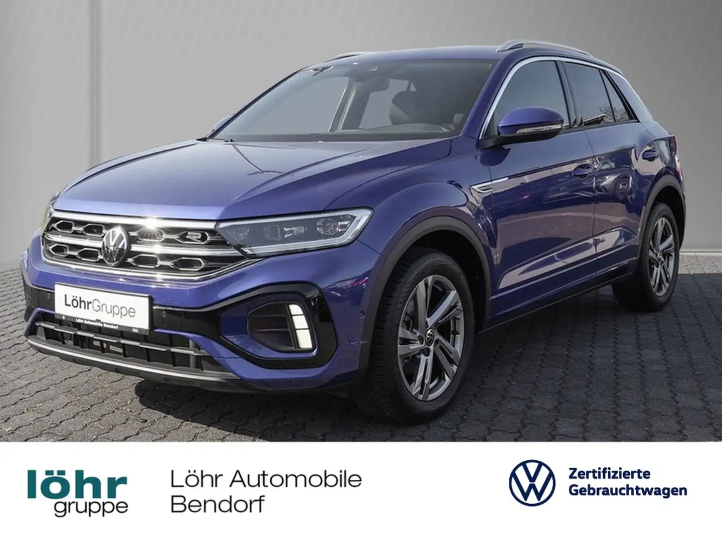 Volkswagen T-Roc 1.5 TSI DSG R-Line *LED-Plus*Navi*DAB*ACC-Clima... Blau - 1
