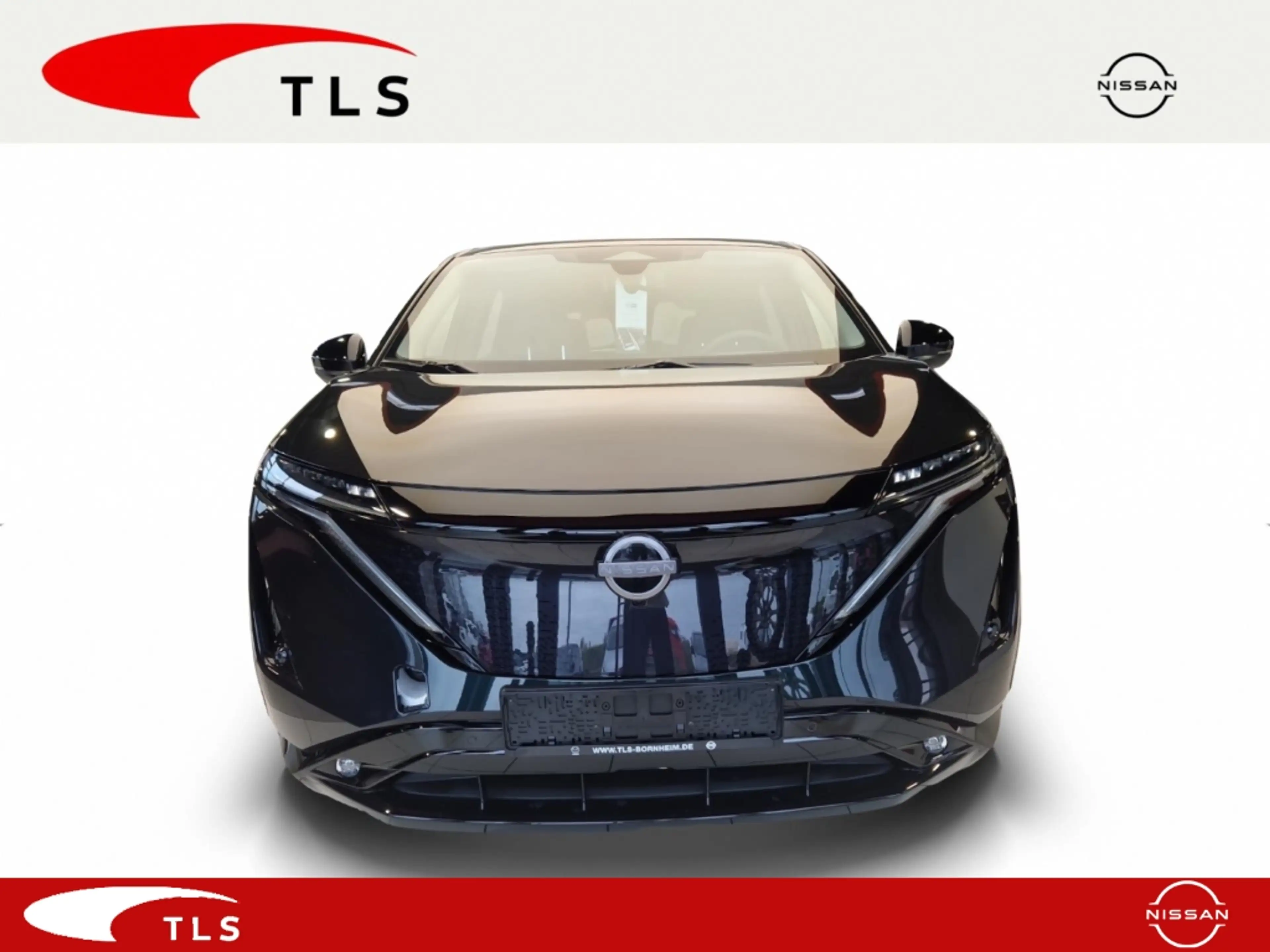 Nissan Ariya 87KWH - EVOLVE-PACK - AURORA GREEN HUD Panorama Na — photo 5