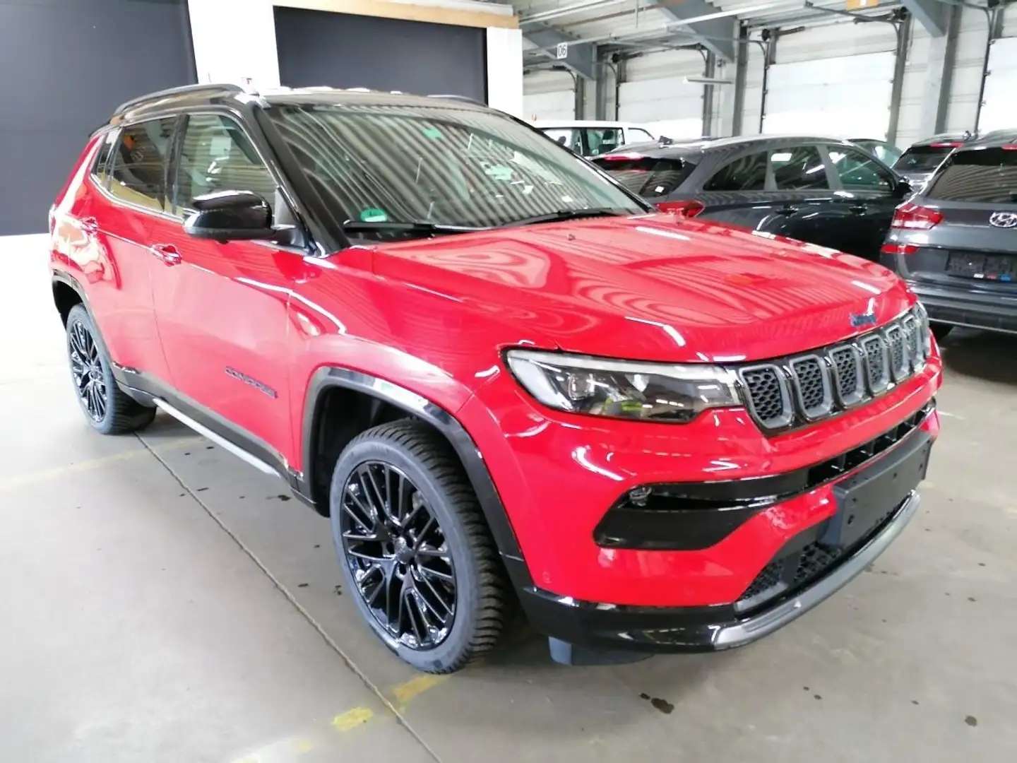 Jeep Compass S Plug-In Hybrid 4WD, Autom. Leder, LED,NAVI Rojo - 2