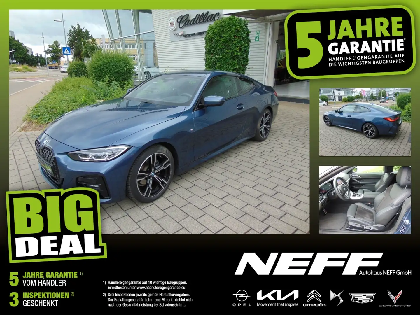 BMW 420 i Coupe M-Sport Blu/Azzurro - 1