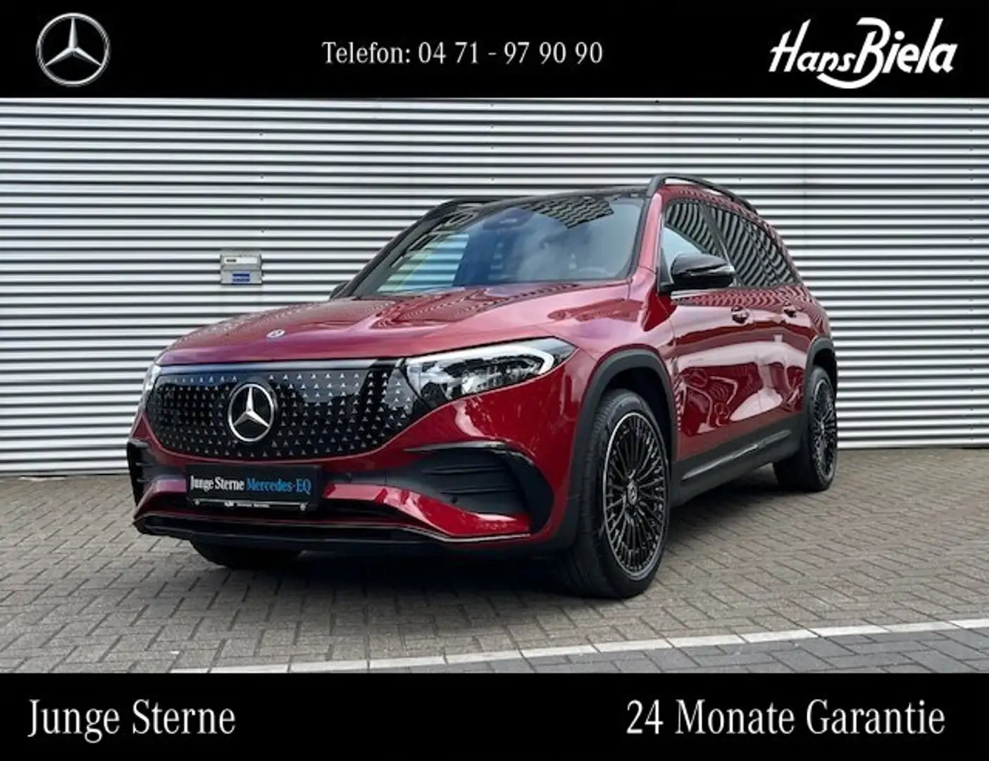 Mercedes-Benz EQB 350 EQB 350 4M AMG Prem/20"/Pano/Bur/Dis/AHK/LED/360 Piros - 1