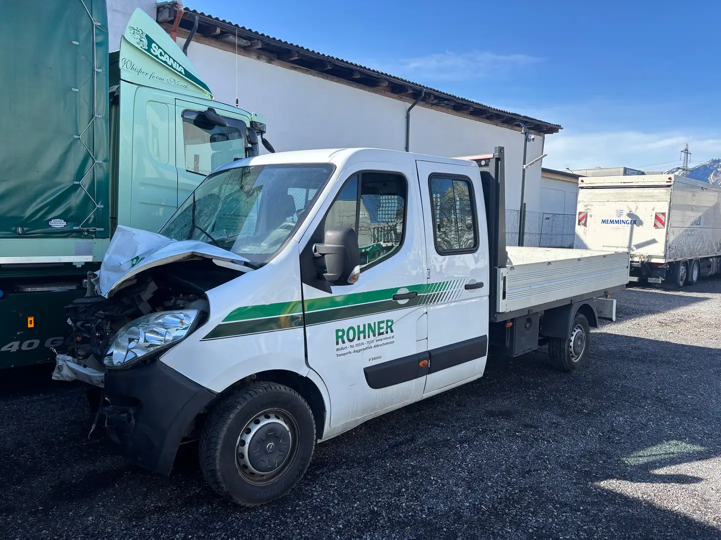 Opel Movano Prtische+Doka Klima Pritsche Blanco - 1