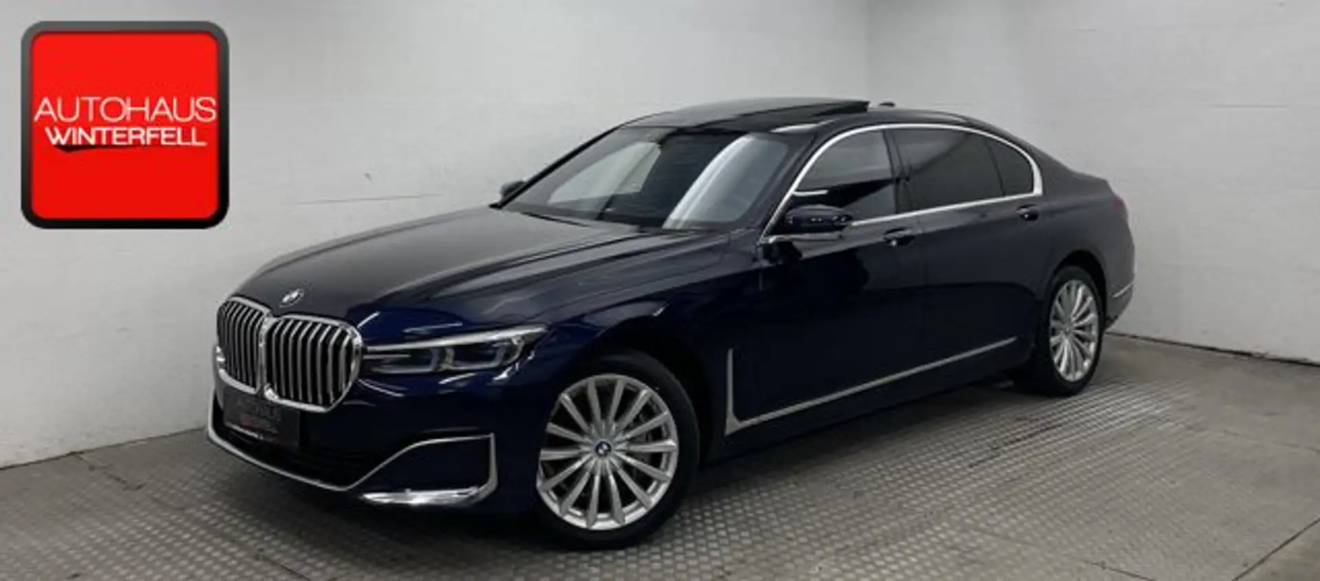 BMW 730 Ld xD LANG INDIVIDUAL+PANO-SKY+EXECUTIVE+ Bleu - 1