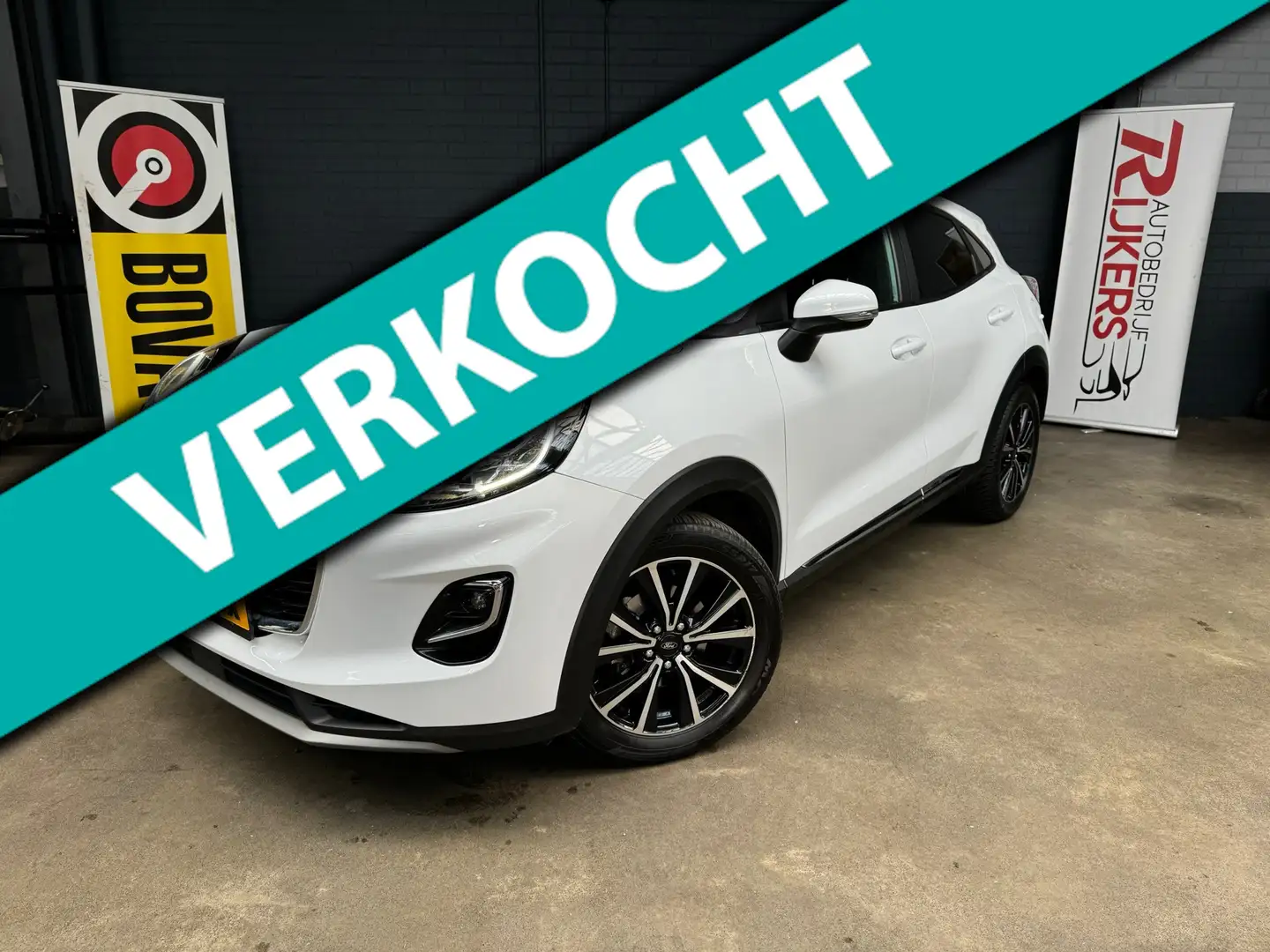 Ford Puma 1.0 EcoBoost Hybrid Titanium X Tech-Edition 125pk, Weiß - 1