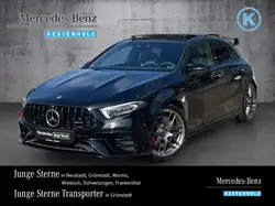 Mercedes-Benz A 45 AMG 4M+ EDITION55+PERF SITZ+PANO+DISTRO+HUD AMG Sport AMG Edition 55/Navi/Pano. Dach/Distronic/Keyless Go/Autom./Klima/LED