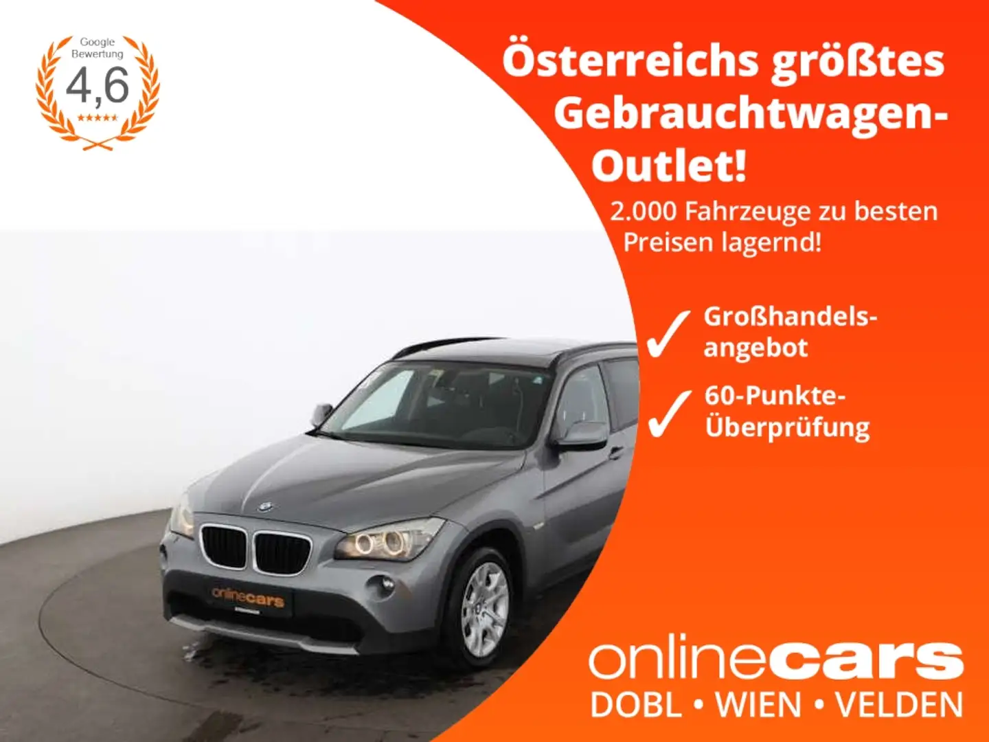 BMW X1 xDrive 20d XENON SKY TEMPOMAT PARKHILFE Gris - 1