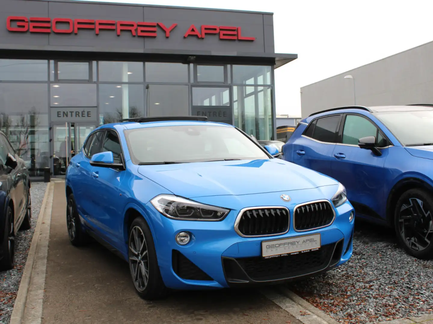BMW X2 20i SDRIVE M SPORT PAKET HEAD-UP PANO CUIR NAVI 1 Bleu - 1