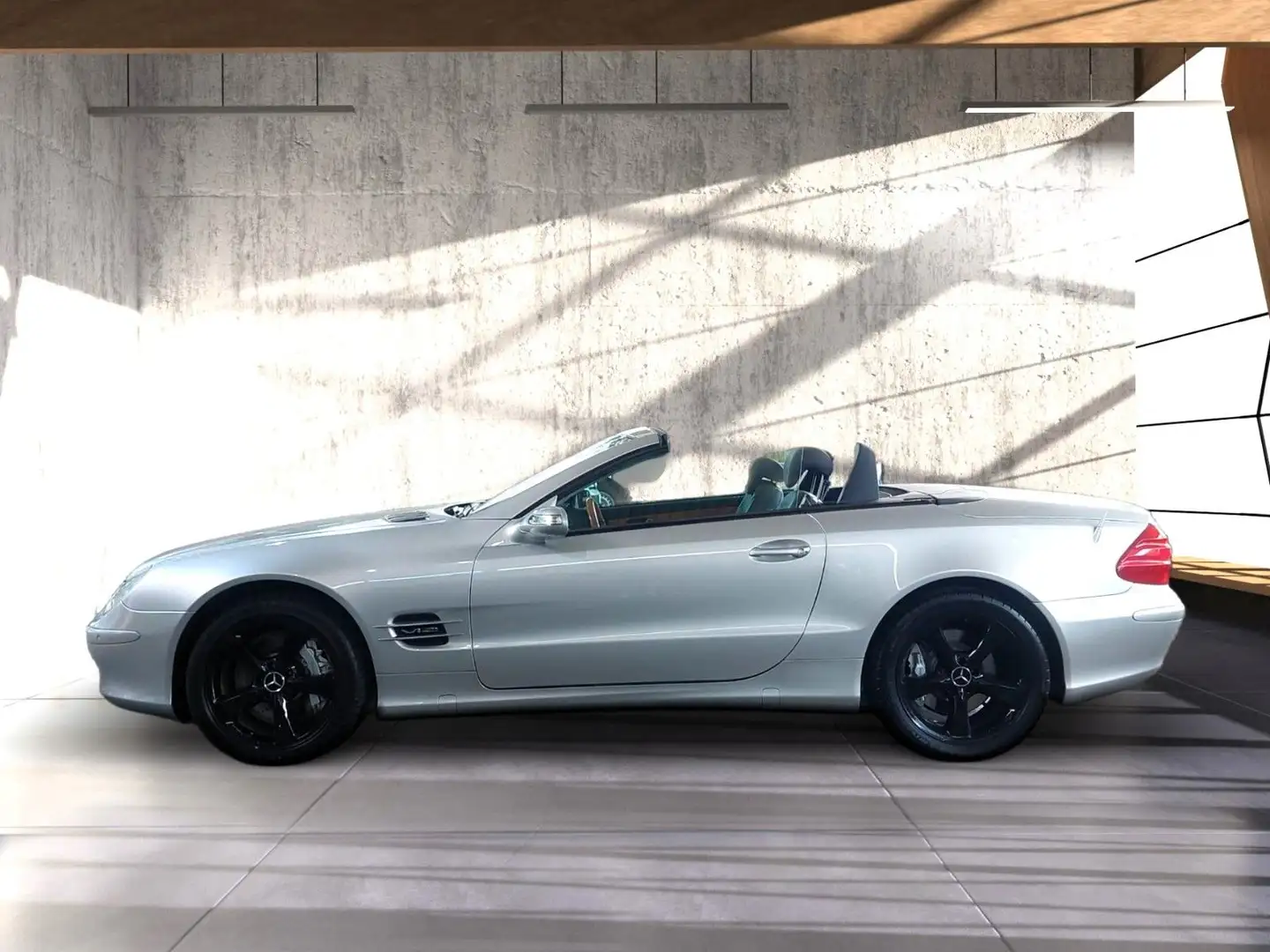Mercedes-Benz SL 600 Cabrio V12|BI-XENON|NAVI|KAMERA|PDC|VOLL Silber - 2