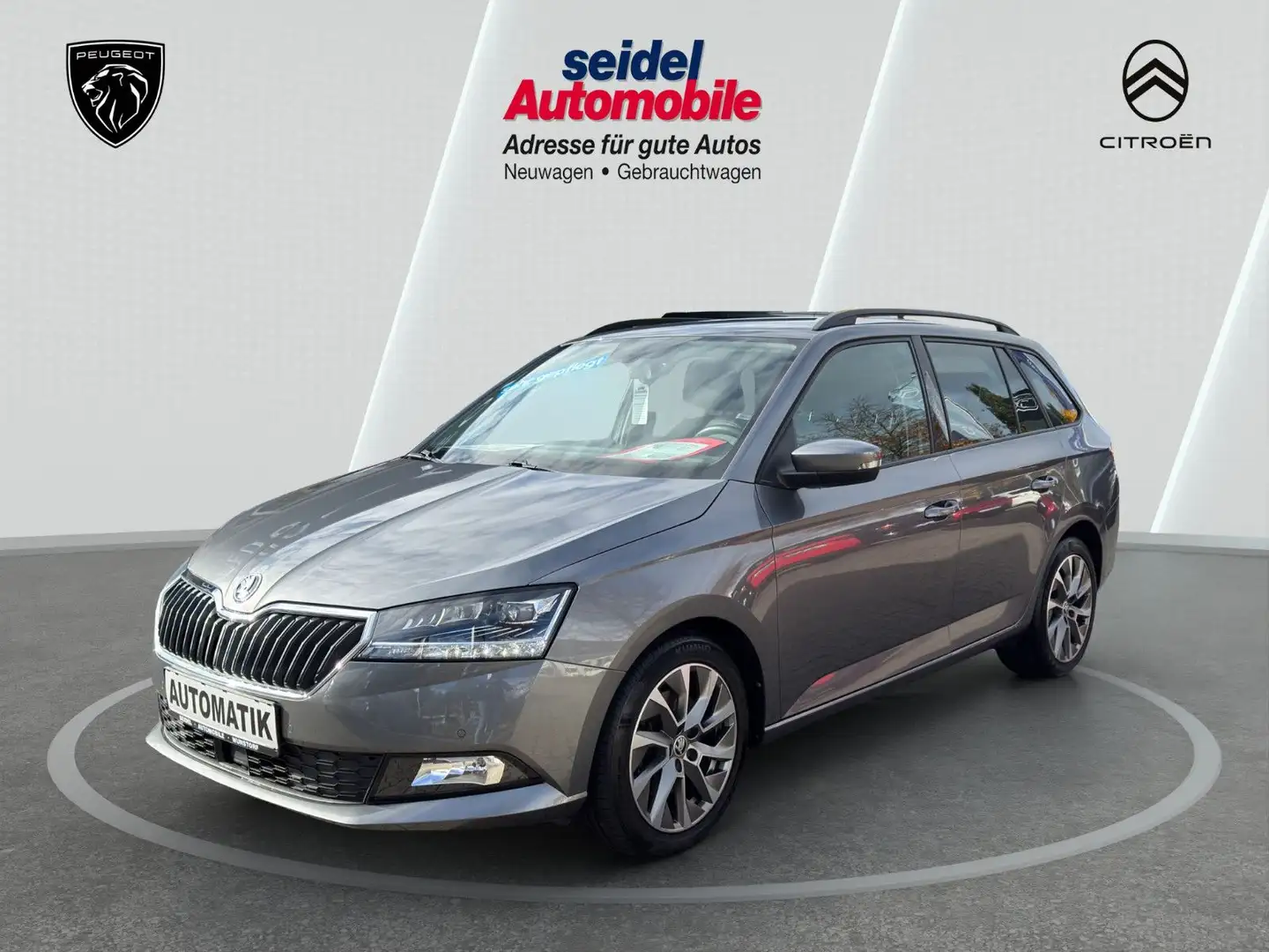 Skoda Fabia Combi 1.0l TSI Automatik BestOf, 1.Hand Grau - 1