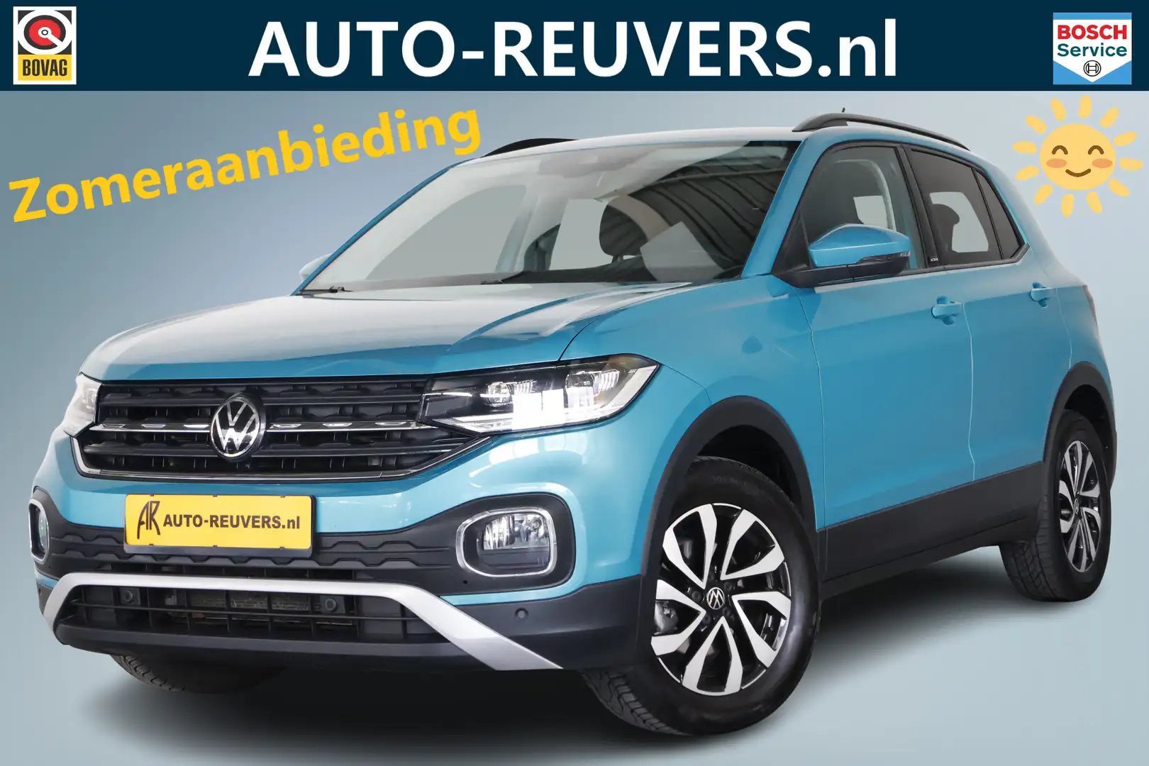 Volkswagen T-Cross 1.0 TSI Active / LED / Navi / ACC / CarPlay / Cam Blauw - 1